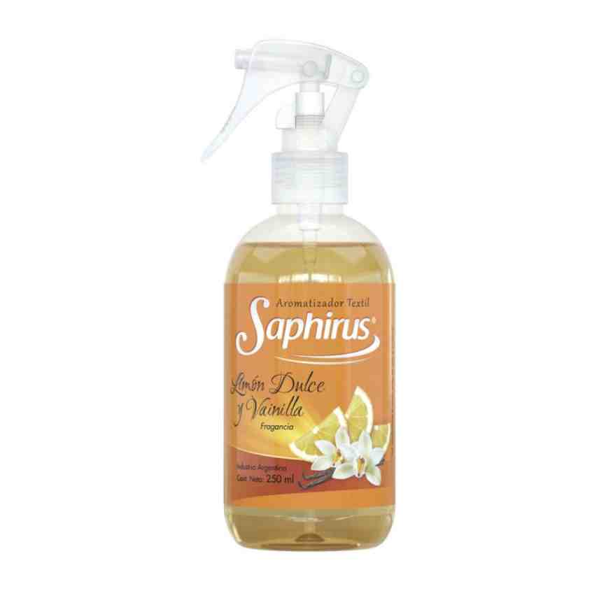 SAPHIRUS LIMON DULCE Y VAINILLA AROMATIZADOR TEXTIL 250ML